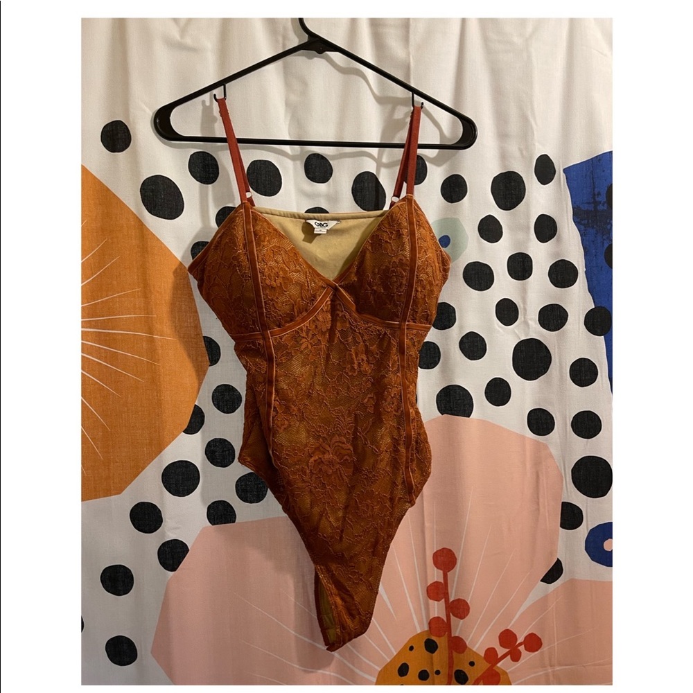 Vintage Style GBG Lace Bodysuit